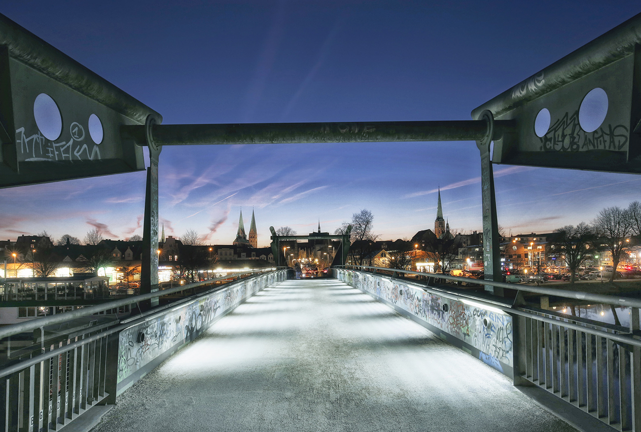 Glitzerbr&uuml;cke L&uuml;beck